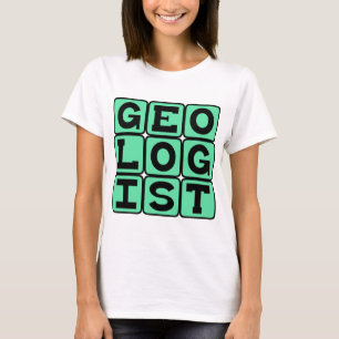 地質学者、地球の研究 Tシャツ