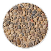 地質学装飾ペブルストーンズ写真ver1 セラミックノブ (正面)