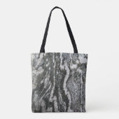 地質学装飾猫の岩のテクスチャ任意の文字 トートバッグ (裏面)