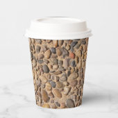 地質学装飾石の写真 紙コップ (左)