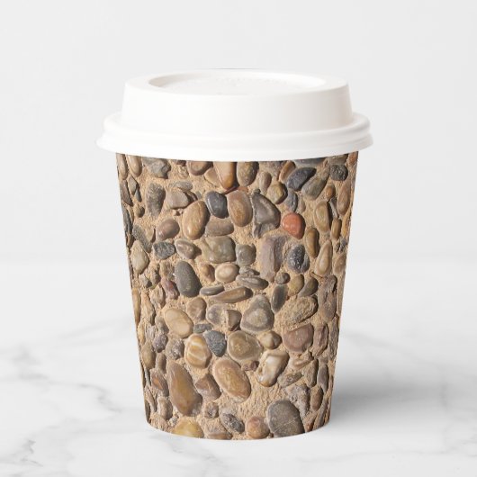 地質学装飾石の写真 紙コップ (左)