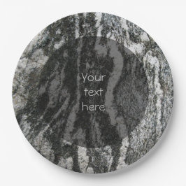 地質学装飾線パターンすべての文字 ペーパープレート