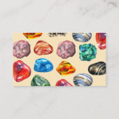 地質学誕生会の岩の宝石 エンクロージャーカード (裏面)