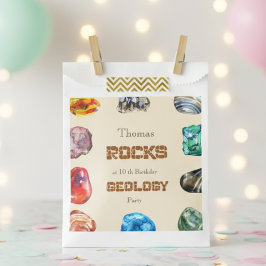 地質学誕生会の岩の宝石 フェイバーバッグ