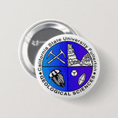 地質学部のロゴ 缶バッジ (正面&裏面)