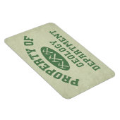 地質学部の財産 マグネット (右側)