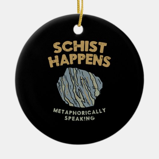 地質学 セラミックオーナメント (正面)