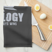 地質学 – ロックが常に勝つ キッチンタオル (四つ折り)