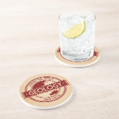 地質学 – 世界のロゴを形作る（アジア/オーストラリア） コースター (側面)