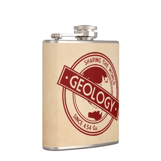 地質学 – 世界のロゴを形作る(アジア/オーストラリア) フラスク (右)
