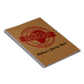 地質学 – 世界のロゴを形作る(ヨーロッパ) ノートブック (右側)