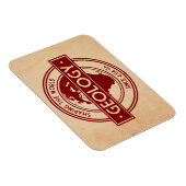 地質学 – 世界のロゴを形作る(ヨーロッパ) マグネット (右側)