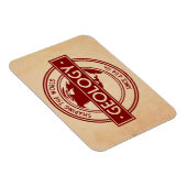 地質学 – 世界のロゴを形作る（北米） マグネット (右側)