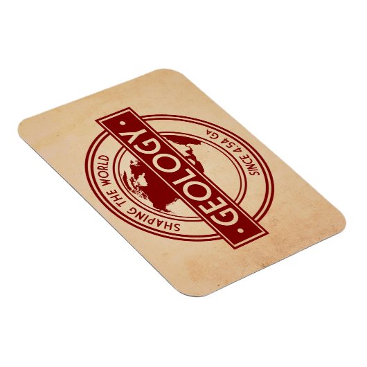 地質学 – 世界のロゴを形作る(北米) マグネット (右側)