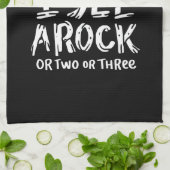 地質学 – 岩が見える キッチンタオル (折り畳み)