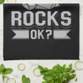 地質学 – 私は本当に岩が好き キッチンタオル (折り畳み)