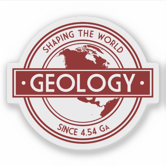 地質学 – 4.54 Ga(NA Ver.)以来の世界の形成 シール (正面)