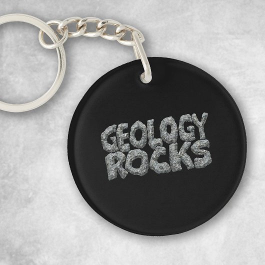 地質学 Rocks - 地球科学のダジャレ キーホルダー