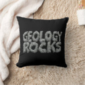 地質学 Rocks - 地球科学のダジャレ クッション (ブランケット)