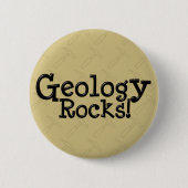 地質学 Rocks! 缶バッジ (正面)