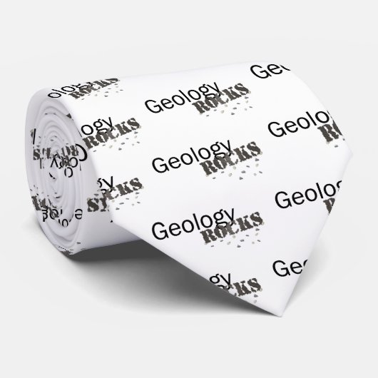 地質岩石 ネクタイ (ロール)