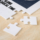 地質年代に沿う現在の歩行からの脱出 ジグソーパズル (側面)