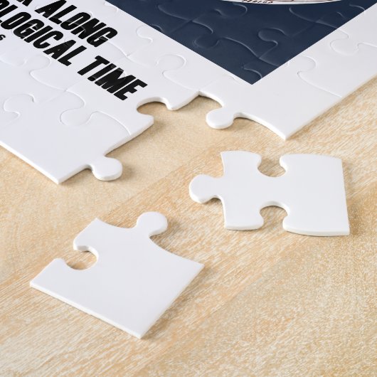 地質年代に沿う現在の歩行からの脱出 ジグソーパズル (側面)
