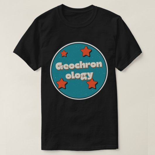 地質年代学 Tシャツ (デザイン正面)