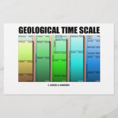 地質年代 便箋 (正面)