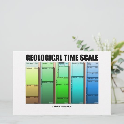 地質年代 便箋 (スタンド正面)