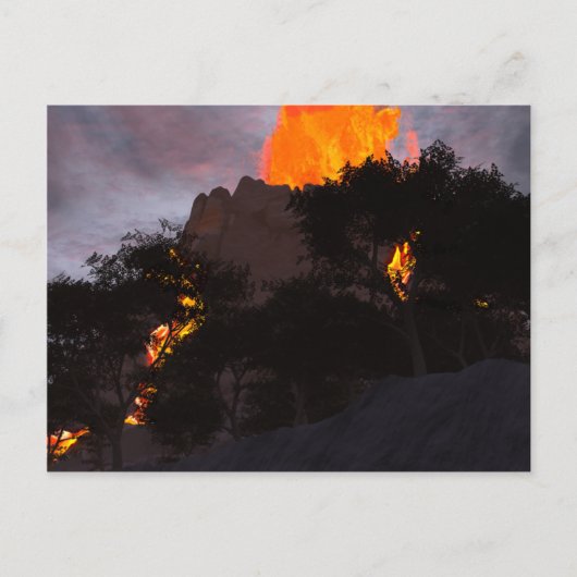 地質活動のポストカード ポストカード (正面)