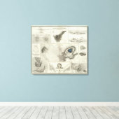 地質現象 キャンバスプリント (インサイチュ (ウッドフロア))