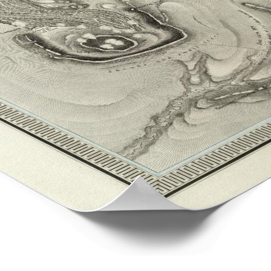 地質現象 ポスター (角)