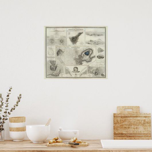 地質現象 ポスター (キッチン)