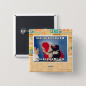 地階猫は石炭を得ます 缶バッジ (正面&裏面)