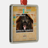 地階猫 メタルオーナメント (右)