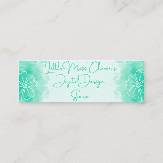 地雷 スキニー名刺 (正面)