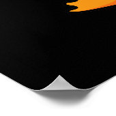 地震おもしろいプンダークBG ポスター (角)