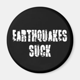 地震なんて嫌だ - 地震サバイバー マグネット