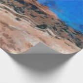 地震の間の地上の動揺 ラッピングペーパー (角)