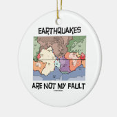 地震はではないです私の欠陥(プレート造構論) セラミックオーナメント (左)