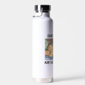 地震は私の障害ではないプレートテクトニクスマップ ウォーターボトル (右面)