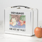 地震は私の障害ではないプレートテクトニクスマップ メタルランチボックス (インサイチュ)