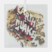 地震ガラスオーナメント ガラスオーナメント (正面)