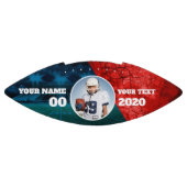 地震フットボカスタムールレッド アメリカンフットボール (パネル)