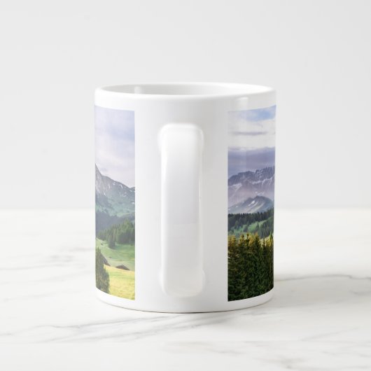 地震予言者アルム |ドロマイト・アルプス（イタリア） ジャンボコーヒーマグカップ (裏面)