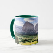 地震予言者アルム |ドロマイト・アルプス(イタリア) マグカップ (正面左)