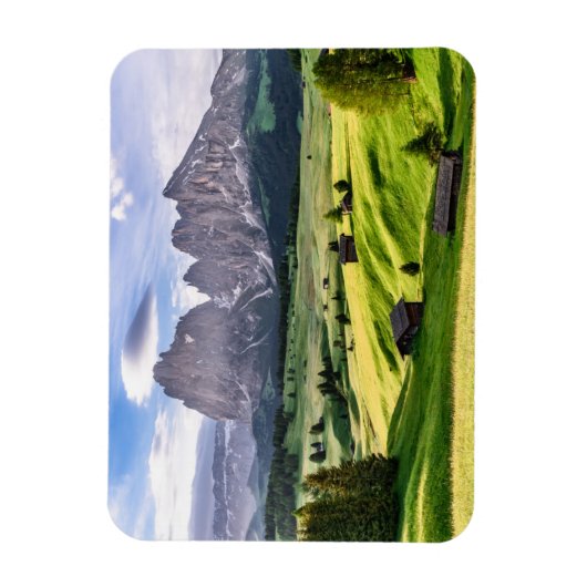 地震予言者アルム |ドロマイト・アルプス(イタリア) マグネット (縦)