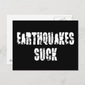 地震吸 – 被災者 ポストカード (正面/裏面)