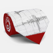 地震記録の石のバージョン2 ネクタイ (ロール)